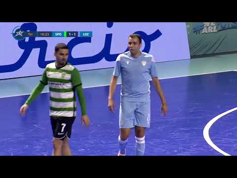 Liga šampiona Elite round I kolo KMF Loznica Grad - Sporting Lisabon CP 2:4 Cela utakmica