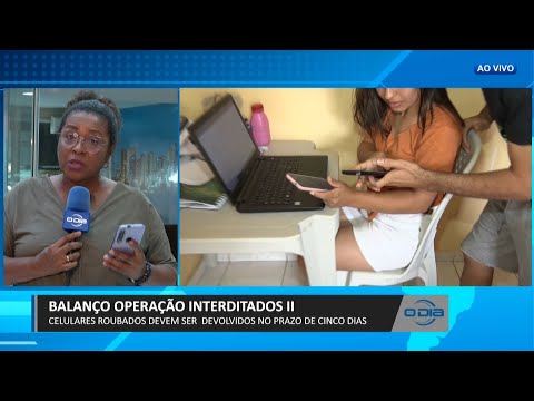 Celulares roubados devem ser devolvidos no prazo de cinco dias em Operação policial 20 04 2023