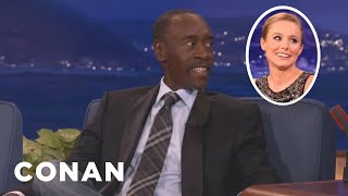 Don Cheadle: Kristen Bell&#39;s &quot;Frozen&quot; Success Has Gone To Her Head