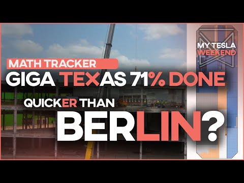Giga Texas is racing to beat Giga Berlin and it’s 71% done