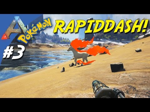 RAPIDASH TAMING! - ARK Survival Evolved Dansk Pokemon Mod Ep 3