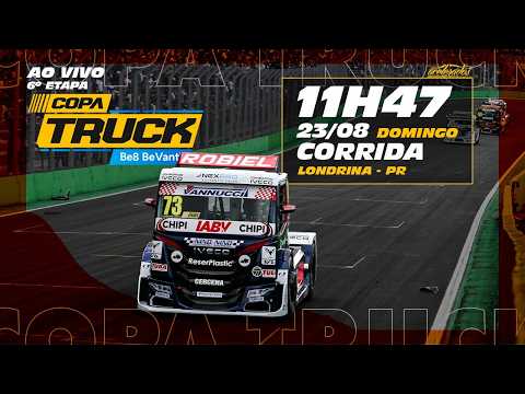 COPA TRUCK AO VIVO E COM IMAGENS - Corrida  - LONDRINA/PR - Domingo (23/08) - 11h47