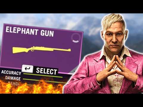 Beating Far Cry 4 With The Most Ridiculous Weapon.