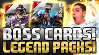 BOSS LEGEND CALVIN JOHNSON & TERRELL SUGGS! HUGE LEGEND PACK OPENING!