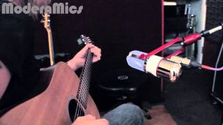 Test 17 Cathedral Pipes Ribbon Microphone Guitar by Chuck Dickinson