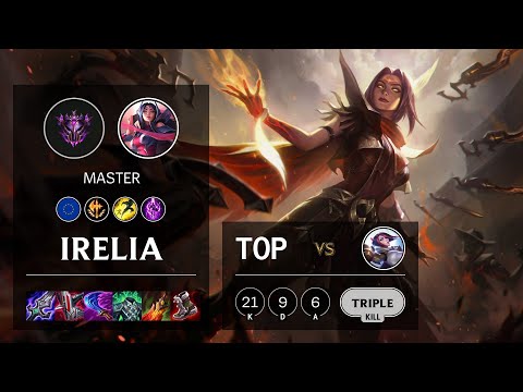 Irelia Top vs Fiora - EUW Master Patch 11.12