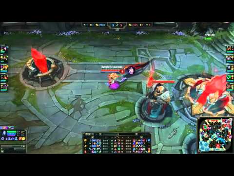 LoL: Svenskeren Kindred vs Nidalee Jungle SEASON2016 Mar 2016