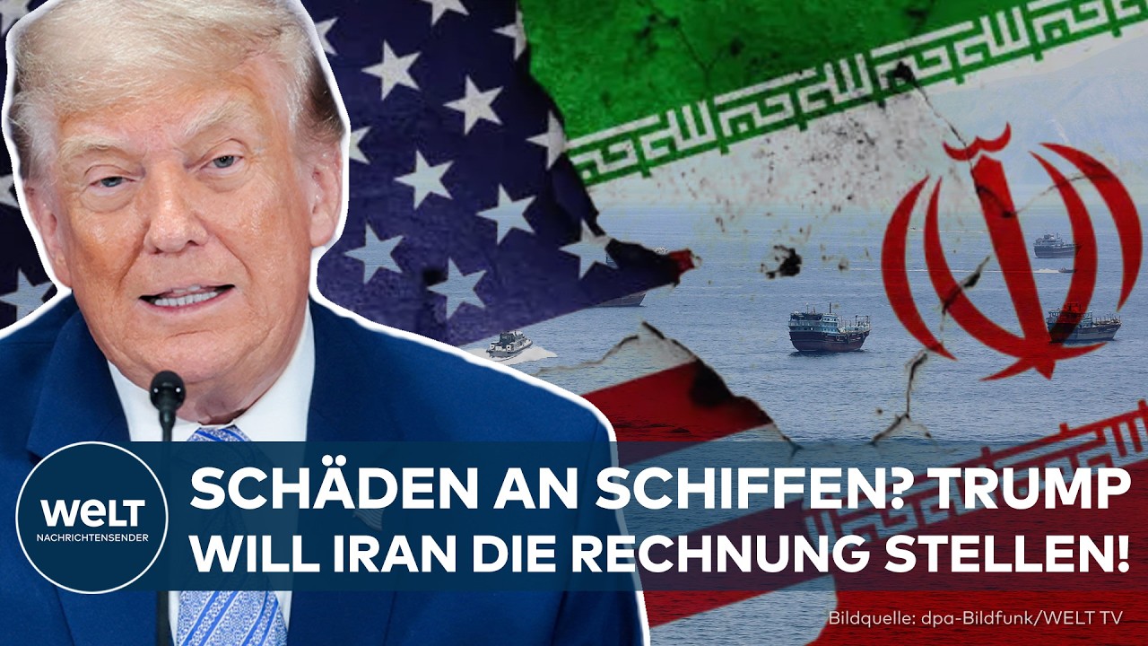 IRAN-KRIEG: Mullahs sollen für Schäden an Schiffen und Frachtgut in der Straße von Hormus zahlen
