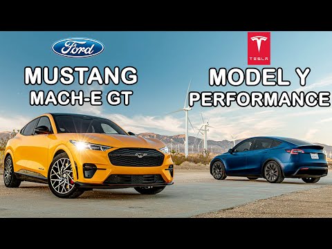 Thumbnail for TESLA vs FORD: comparativa Model Y Performance VS Mustang Mach-E GT by Ford Model Y