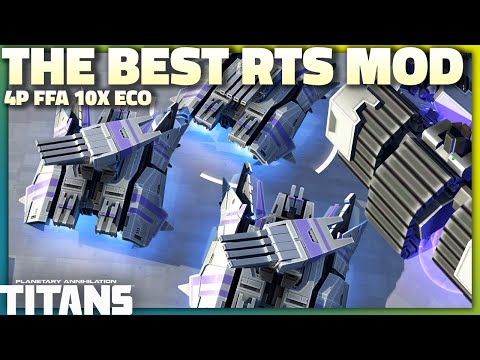 The funniest match I've ever played  - 4 Player FFA Multiplayer - Planetary Annihilation: Titans