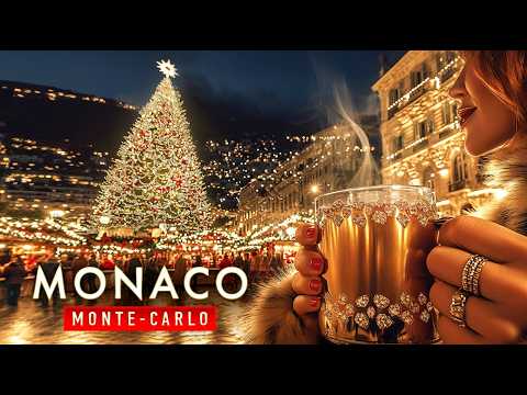 The Most Luxurious Christmas You Must See 🎄 Monaco 2025 4K