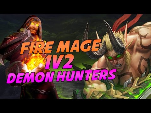 Cartoonz Fire Mage 1v2 Demon Hunters - Legion Arena PvP