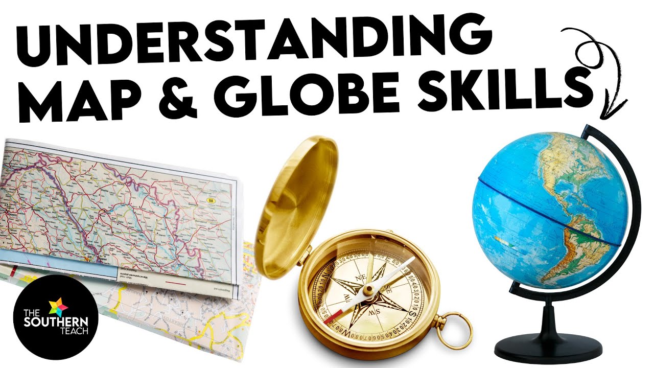Map and Globe Skills Video Lesson | How to Teach Geography | Scale, Compass Rose, and More!