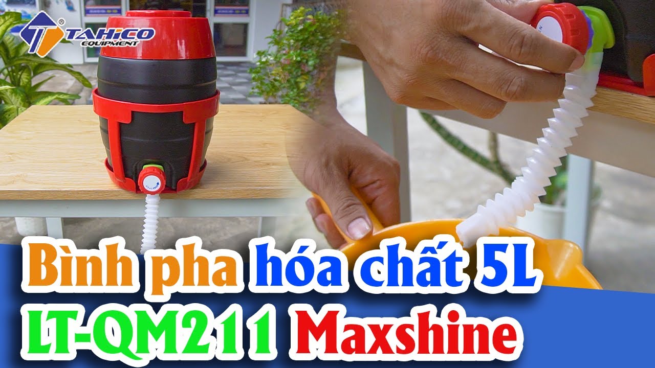 Bình pha hóa chất 5L LT-QM211 Maxshine 19
