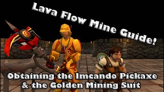 RS3 2021 Lava Flow Mine Guide - How to Get the Imcando Pickaxe & Golden Mining Suit the Fastest Way