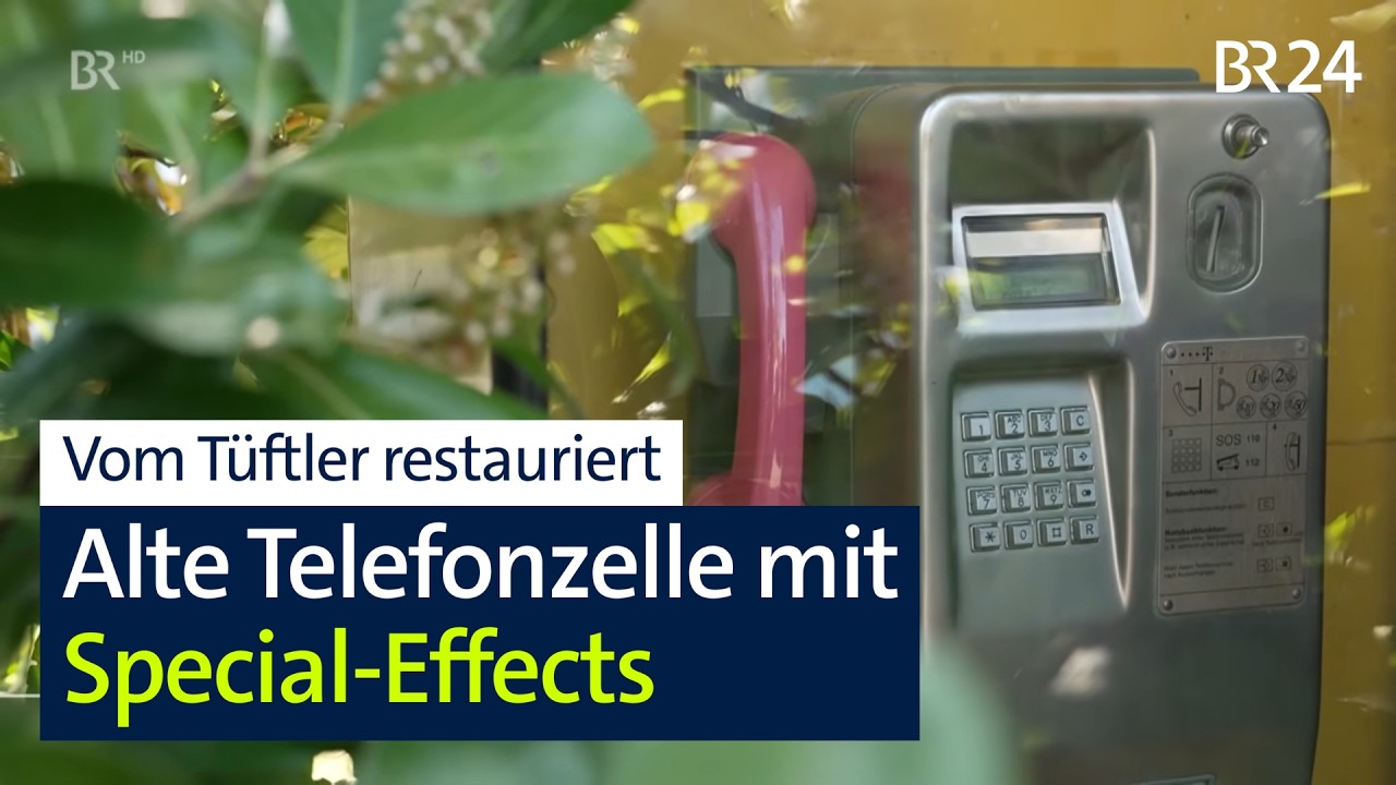 Diese Telefonzelle ist nicht nur voll funktionsfähig - sie kann noch viel mehr | BR24