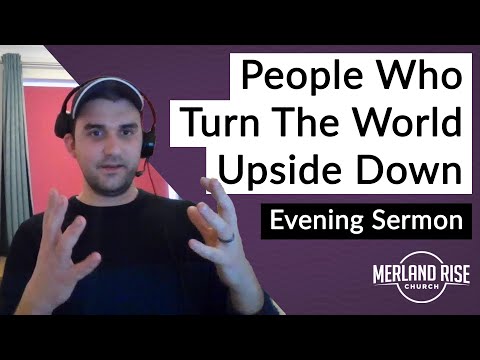 People Who Turn The World Upside Down - Jonathan Durante - 14th March 2021 - MRC Evening