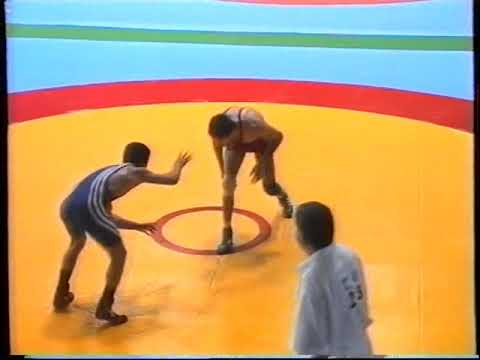 56 kg. Otar Tushishvili (GEO) vs Reza Khalidov (AZE) 1998 European Yunior Championship