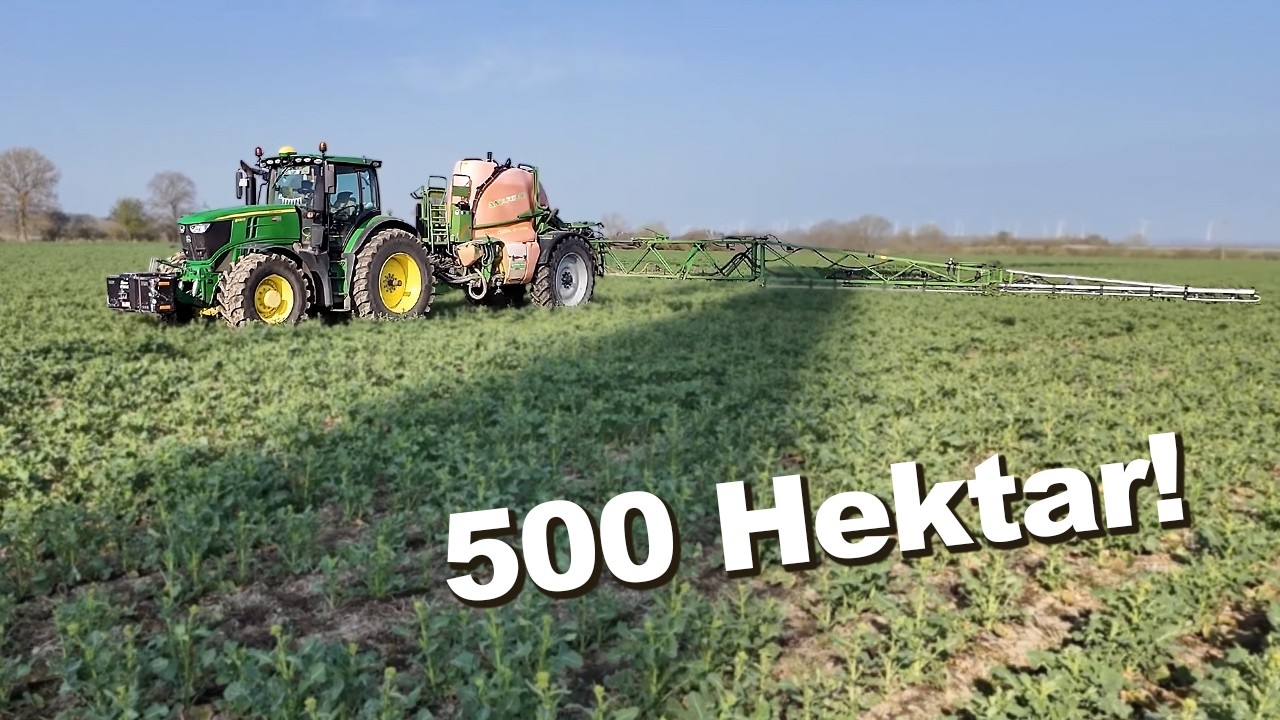 Vlog 340: 500 Hektar in 3 Tagen?! Pflanzenschutz in Raps & Getreide läuft.