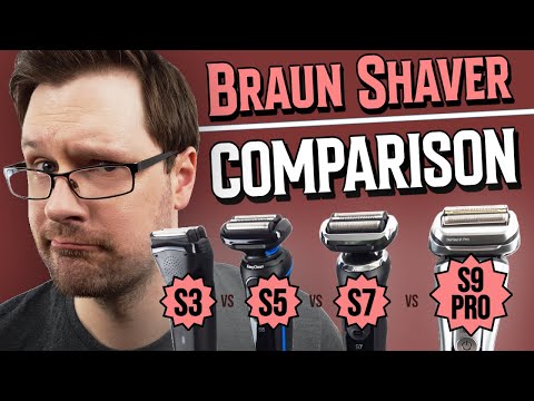 Braun Electric Shaver Comparison ► S3 vs S5 vs S7 vs S9 Pro ✅ Reviews "Made in Germany"