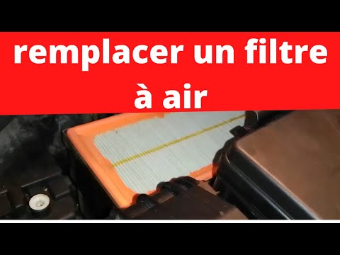 comment remplacer un filtre à air / how to replace an air filter