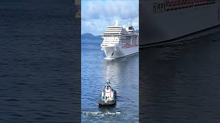 MSC PREZIOSA ship Santos navio cruzeiro o maior  @cruzeiros2025 cruise  #drone #google  #shorts