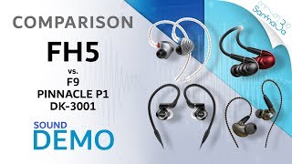 Video thumbnail for FiiO FH5 Headphones Comparison Sound Demo by Samma3a