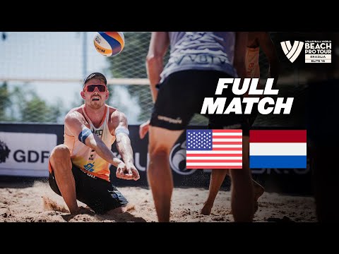 Partain/Benesh 🇺🇸 vs. Boermans/de Groot 🇳🇱 - Full Match | BPT Brasília 2024 - Beach Volleyball