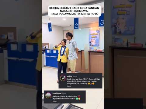 MOMEN DUTA SHEILA ON 7 DI GILIR PEGAWAI BANK #sheilaon7 #shortvideo