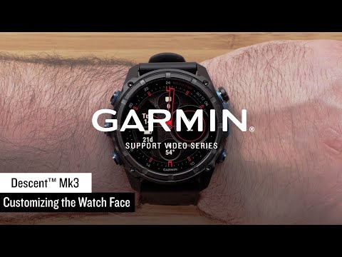 Garmin Support | Descent™ Mk3 Series | Watch Face Customization