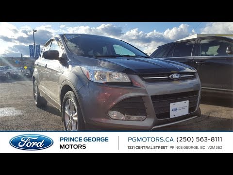 Silver 2014 Ford Escape SE Review Prince George BC - Prince George Motors
