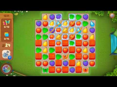 Gardenscapes Level 1231