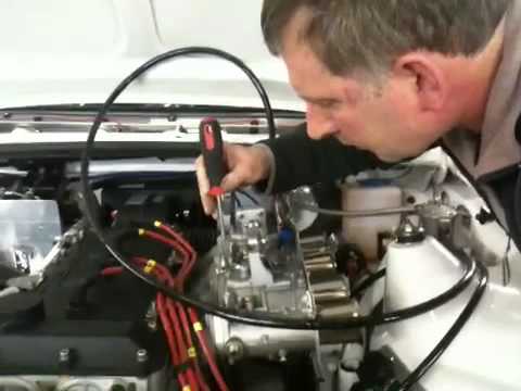 Opel Ascona 400 Historic Rally car final preparations