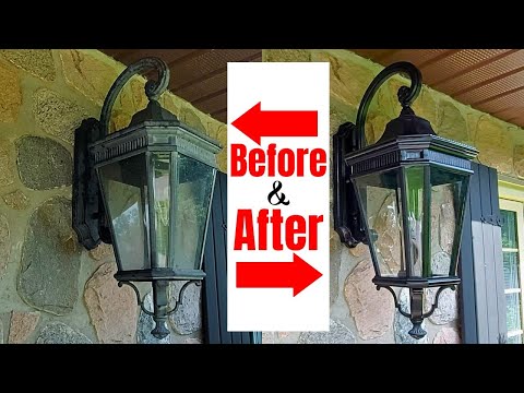 Restore Faded Outdoor Light Fixtures | Transform Your Home's Curb Appeal!