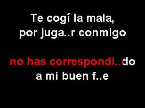 TE COGI LA MALA - PAOLA JARA  DEMO SERTRIERO KARAOKE