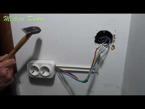 Moving a brick wall socket