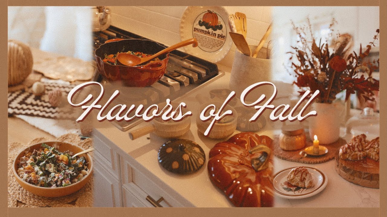 FLAVORS OF FALL | bake & cook with me using autumn ingredients!