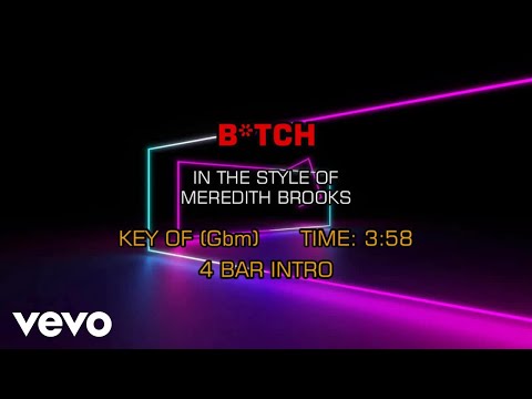 Meredith Brooks - Bitch (Karaoke)