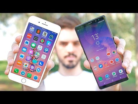 GALAXY NOTE 8 vs iPHONE 8 PLUS!