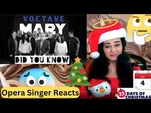 Mary, Did You Know - Voctave feat. Mark Lowry | Opera Singer Reaction