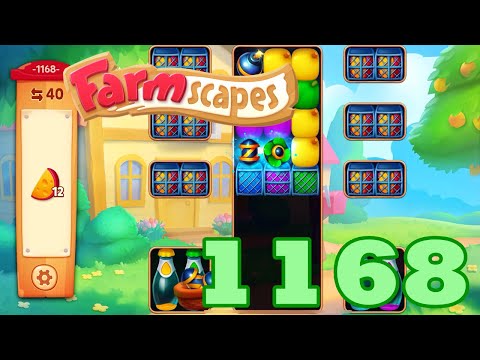 Farmscapes Level 1168 HD Gameplay Walkthrough | 3 - match game | android | ios | pc | GameGo Game