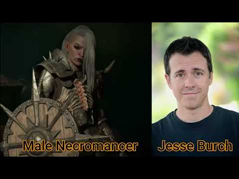 Character and Voice Actor - Diablo IV - Necromancer Male - Jesse Burch