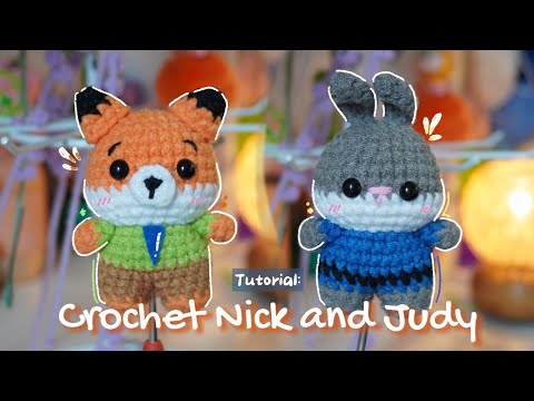 Móc khoá cáo Nick và thỏ Judy