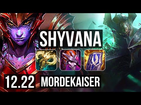 SHYVANA vs MORDEKAISER (TOP) | 1100+ games, 1.5M mastery, 11/3/14, Legendary | EUW Master | 12.22