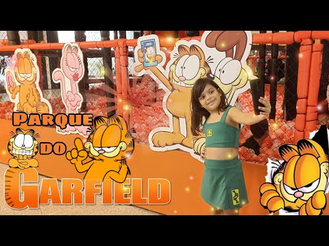 😸GARFIELD E SEUS AMIGOS 😺🤩 PARQUE TEMÁTICO #video #viral #youtube  #garfield #song #foryou