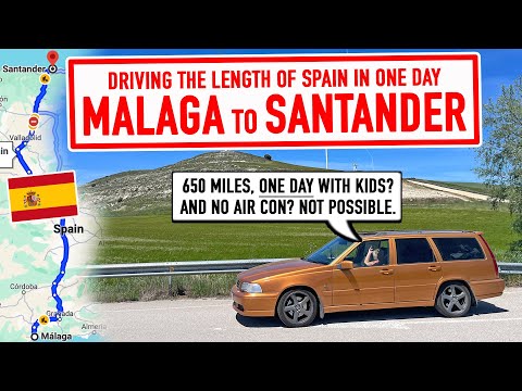 Driving the length of Spain in ONE DAY (The Return Trip Part 1)