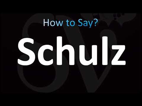 How to Pronounce Schulz (CORRECTLY!)