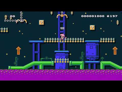 Super Mario Maker 2: "Off the Hook: Ebb & Flow"