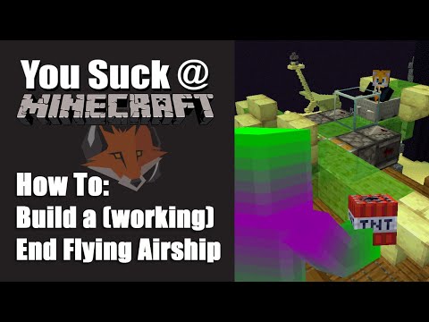 Insane Minecraft 1.20 End Flying Airship Build - You Won't Believe Your Eyes!