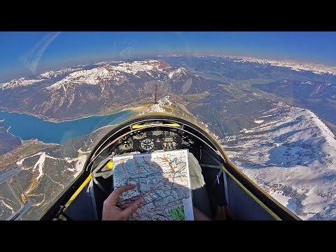 STRECKENFLUG mit WINDENSTART | Ka8 | LOWI - Innsbruck | Tiroler Alpen